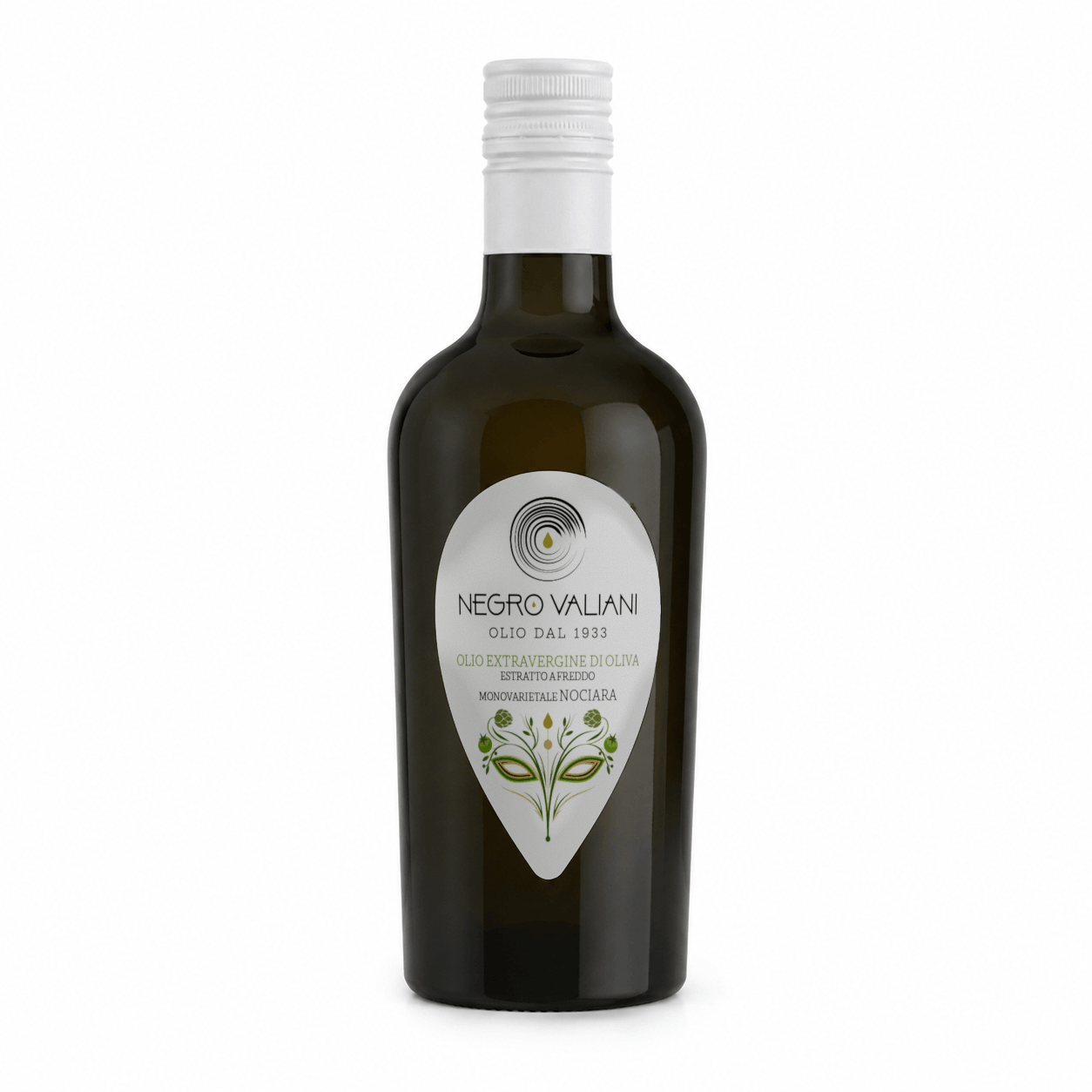 Olio EVO Nociara Italiano bottiglia da 0,50 l Olio EVO Nociara Italiano bottiglia da 0,50 l