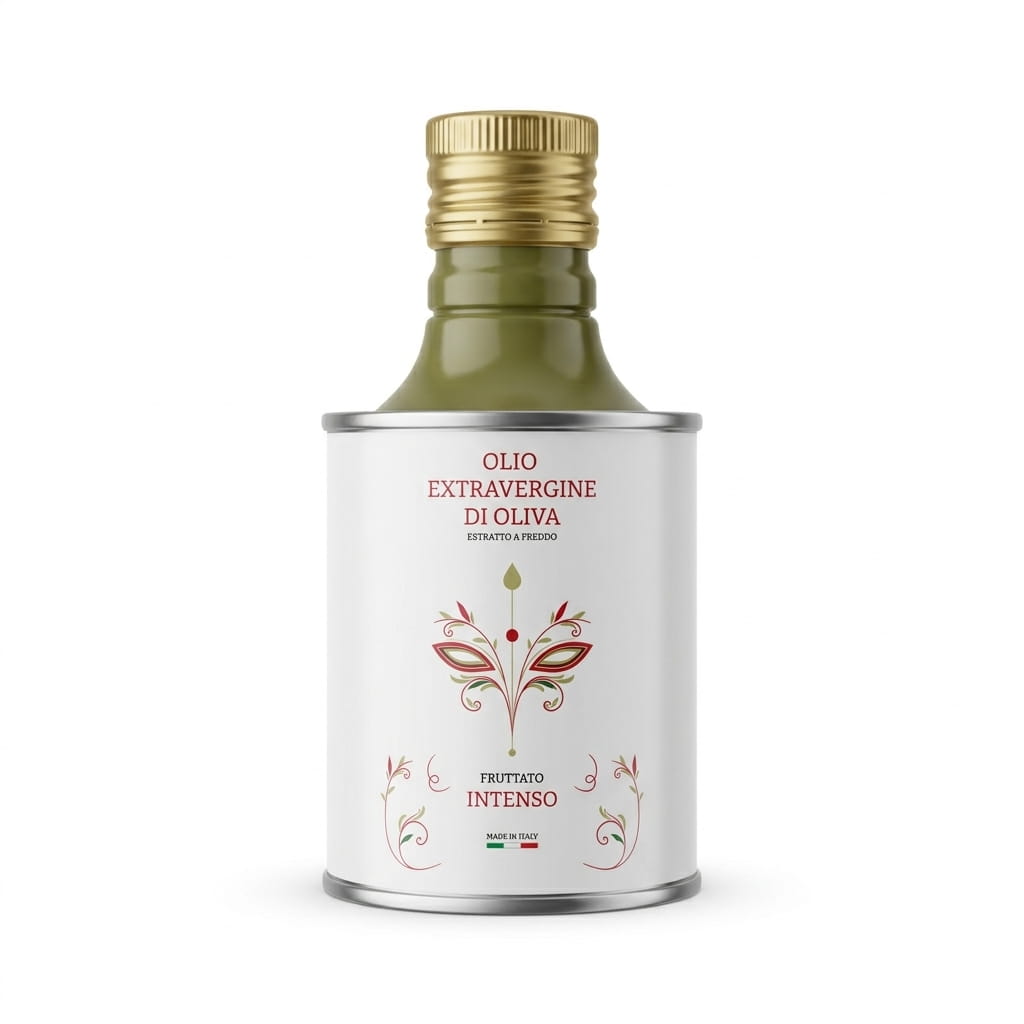 Extratop INT 25 Olio EVO 100% Italiano Fruttato Intenso Abolea - 0,25 L - Bottiglia Alluminio - immagine 1